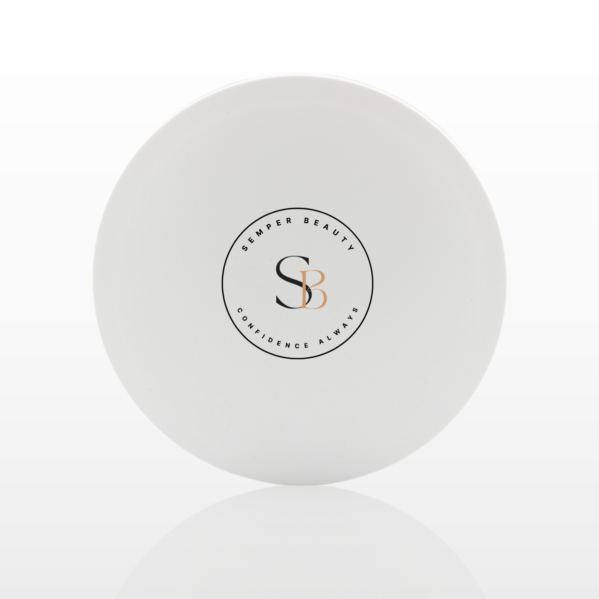 Semper Compact Luxe Mirror White