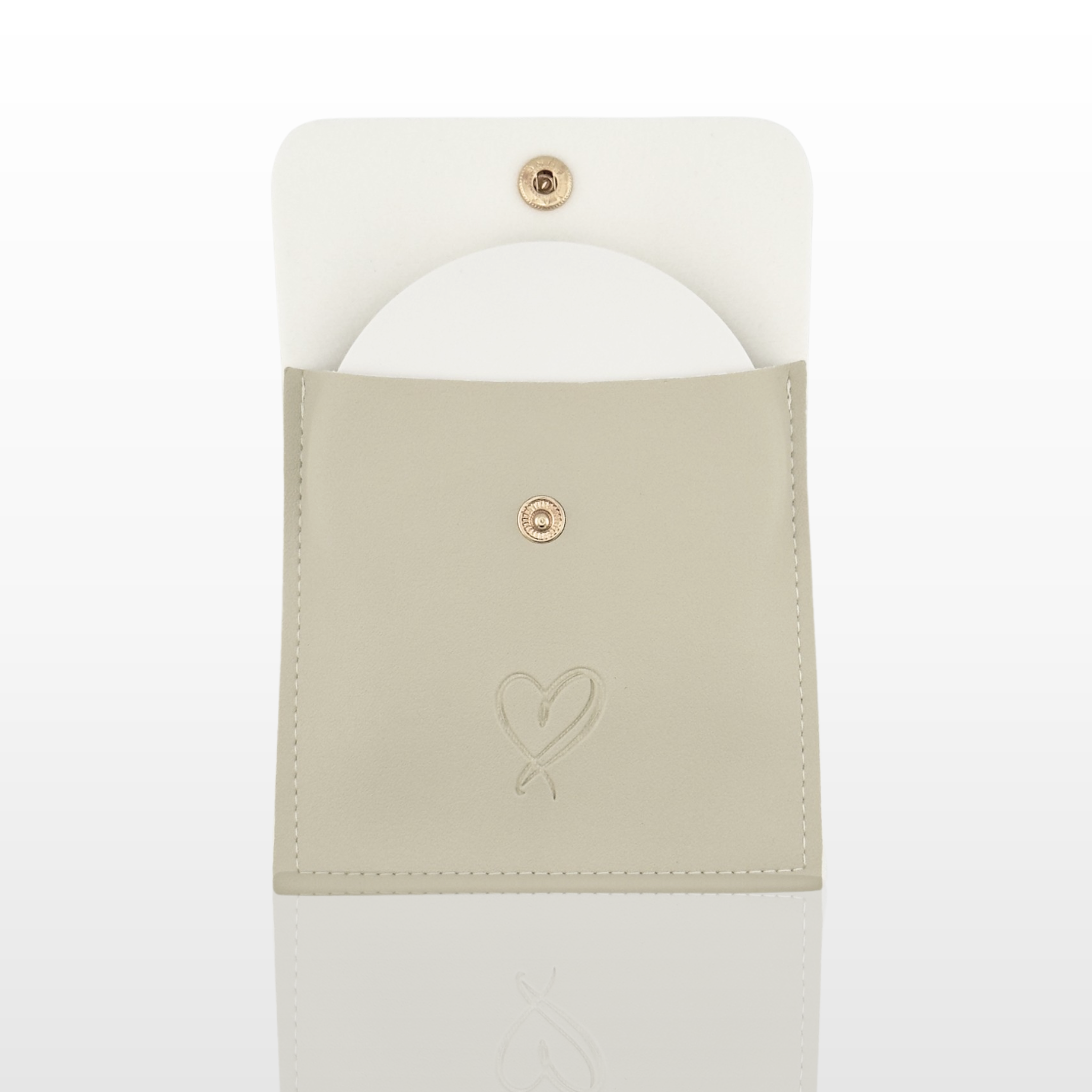 Semper Compact Luxe Mirror White