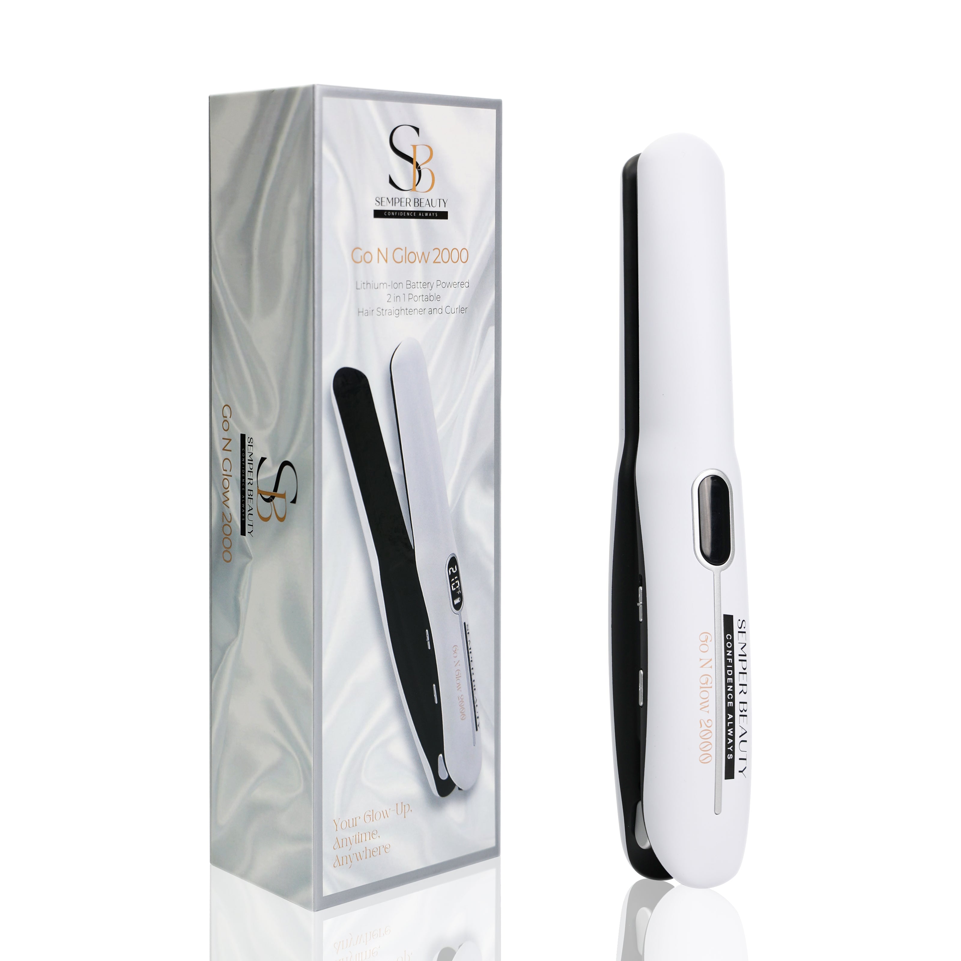 Semper Go N Glow 2000 – Cordless Hair Straightener & Curler