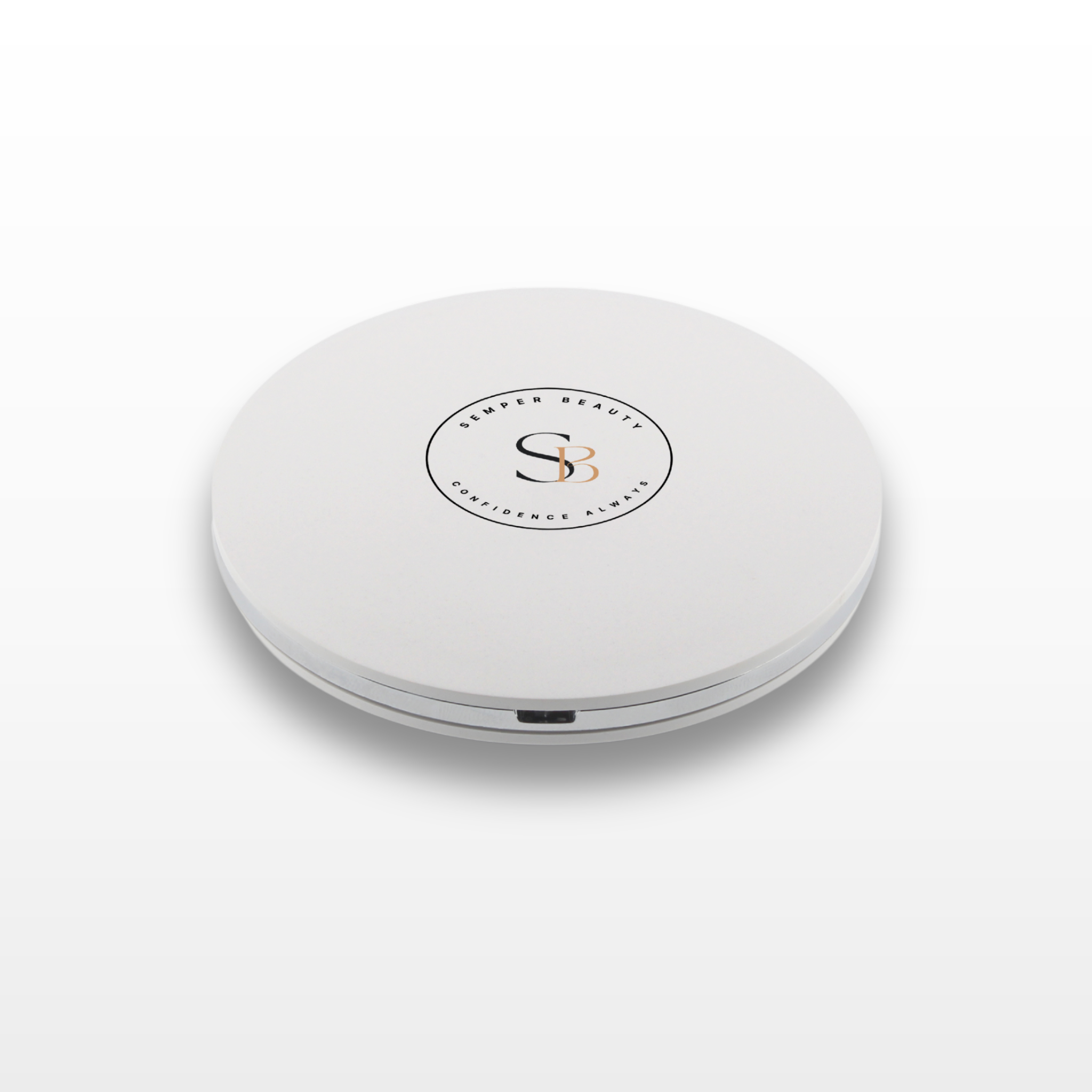 Semper Compact Luxe Mirror White